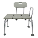 Mckesson Knocked Down Aluminum Bath Transfer Bench with Removable Arm Rail - BeHope
