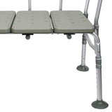 Mckesson Knocked Down Aluminum Bath Transfer Bench with Removable Arm Rail - BeHope