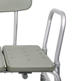 Mckesson Knocked Down Aluminum Bath Transfer Bench with Removable Arm Rail - BeHope