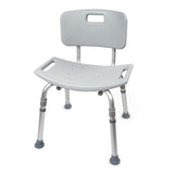 McKesson Aluminum Bath Bench Removable Backrest Without Arms - BeHope
