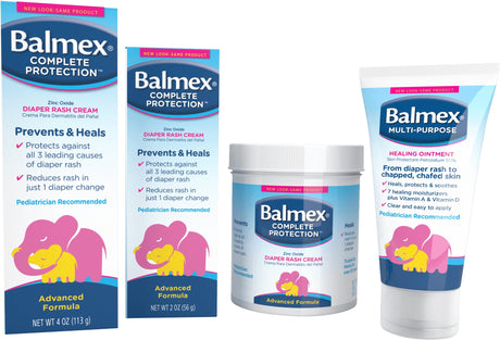 Diaper Rash Treatment Balmex® 16 oz. Jar Balsam Scent Cream - BeHope