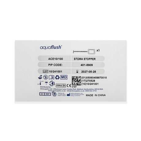 Stoma Stopper Aquaflush® Low-Profile Adjustable for Discreet Ostomy Care - BeHope