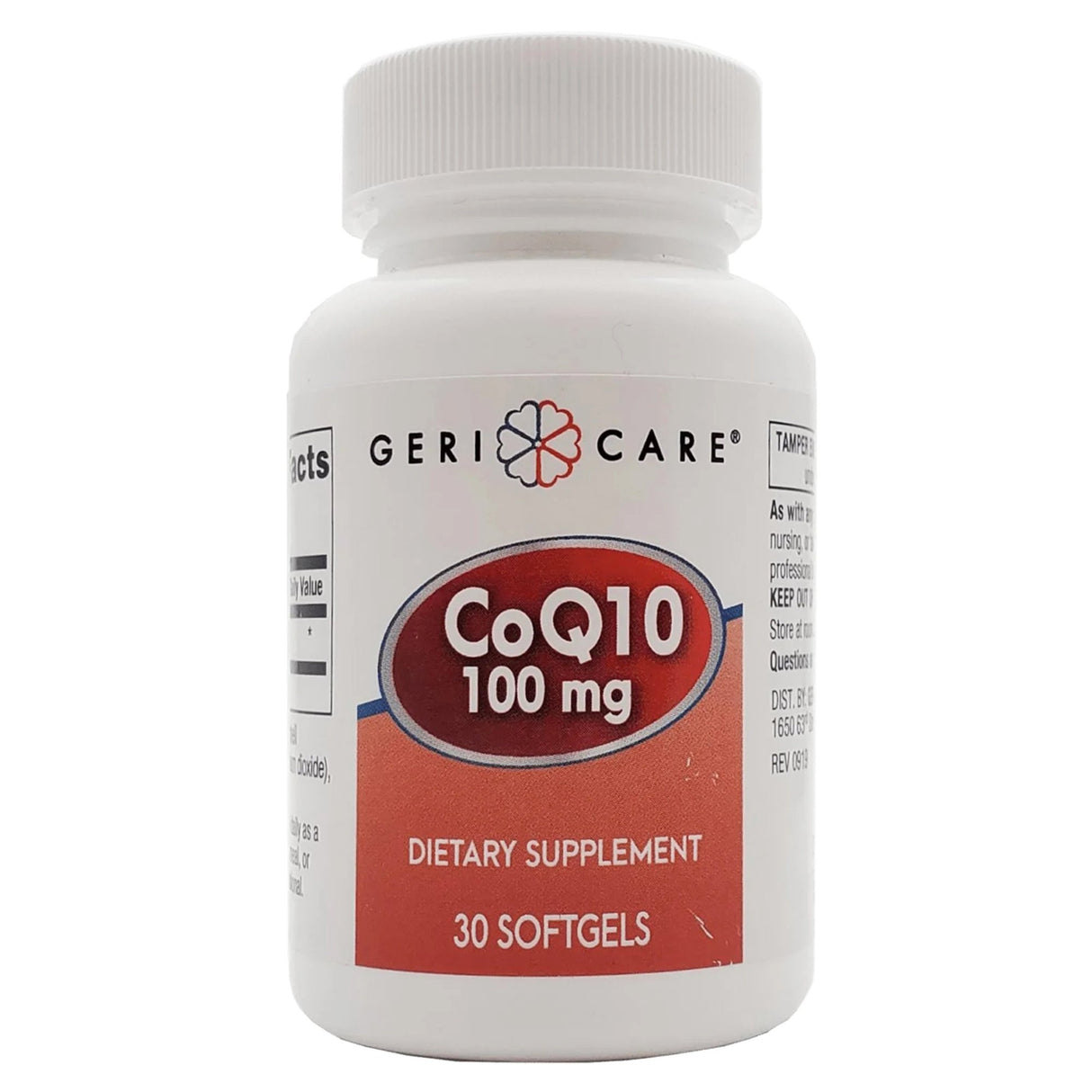 Vitamin Supplement Geri-Care® Coenzyme Q-10 100 mg Strength Softgel 30 per Bottle - BeHope