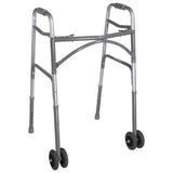 Drive™ Heavy-Duty Bariatric Dual Release Folding Walker for Easy Movement - BeHope