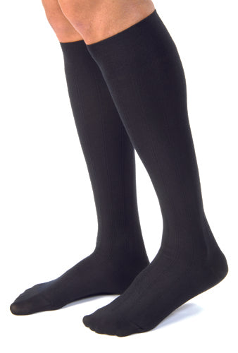 Collants médicaux décontractés Jobst pour hommes 30-40 mmHg, taille M, noir