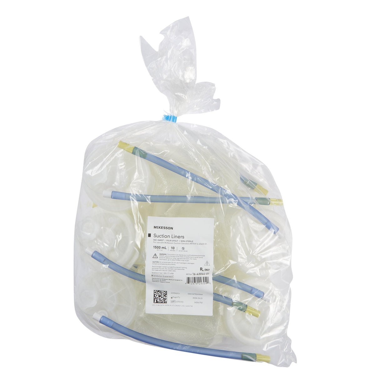 Suction Canister Liner McKesson 1500 mL Pour Lid - BeHope