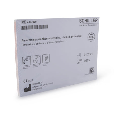 Recording Chart Paper Schiller™ Z-Fold Red Grid - BeHope