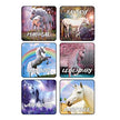Kids Love Stickers® 90 per Roll Fantasy Unicorns Sticker 2-1/2 Inch - BeHope