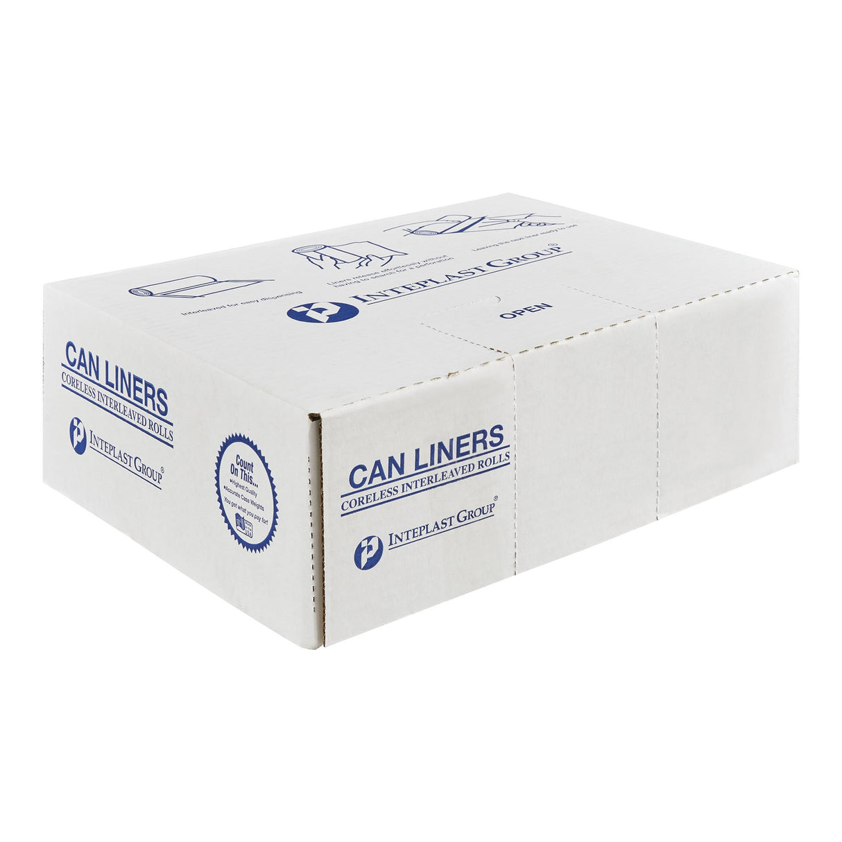 Trash Bag McKesson 16 gal. 0.70 mil 24 X 32 Inch Clear Extra Heavy Duty Star Seal Bottom Coreless Roll - BeHope