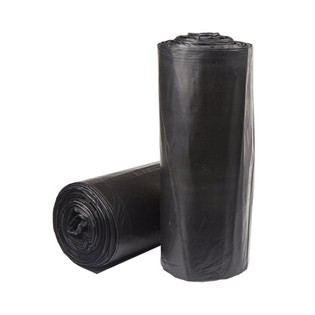 Trash Bag McKesson 56 gal. 1.5 mil 43 X 47 Inch Black Super Heavy Duty Star Seal Bottom Coreless Roll - BeHope