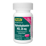 Diphenhydramine HCl 25 mg Tablet 100 Tablets - BeHope