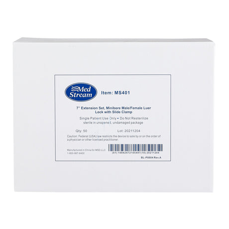 Mckesson IV Extension Set Without Filter for Efficient Fluid Delivery - BeHope