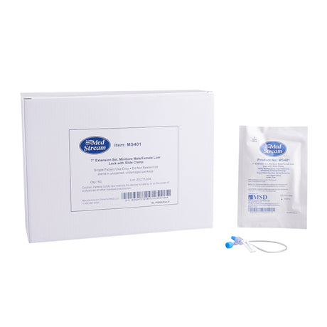 Mckesson IV Extension Set Without Filter for Efficient Fluid Delivery - BeHope