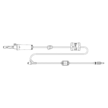 Primary IV Administration Set Medstream Gravity Filter Flow Regulator - BeHope