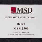 Feeding Pump Backpack McKesson Black, Pump Pocket, Outside View Window, Solution Wrap, Support Straps, 2 X 8 X 13 Inch - BeHope