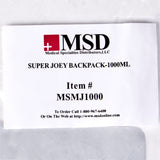 Feeding Pump Backpack McKesson Black, Pump Pocket, Outside View Window, Solution Wrap, Support Straps, 2 X 9 X 15 Inch - BeHope