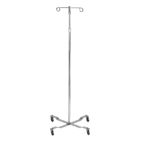 IV Stand Floor Stand 2 Hooks 4 Legs with Casters - BeHope