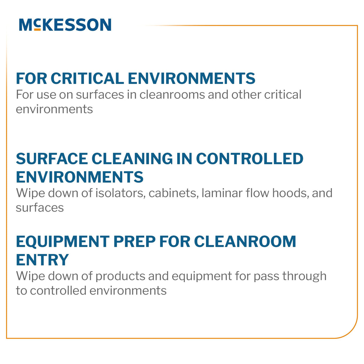 Surface Disinfectant Cleaner McKesson Alcohol Based Trigger Spray Liquid 16 oz. Bottle Alcohol Scent Sterile - BeHope