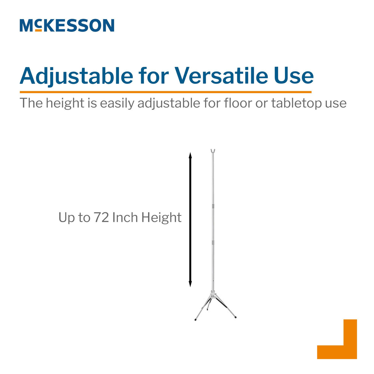 Disposable IV Stand Floor Stand 2 Hooks 3 Legs without Casters - BeHope