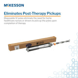 Disposable IV Stand Floor Stand 2 Hooks 3 Legs without Casters - BeHope