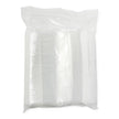 Reclosable Bag Medline 6 X 9 Inch Plastic Clear / White Block Zipper Closure - BeHope
