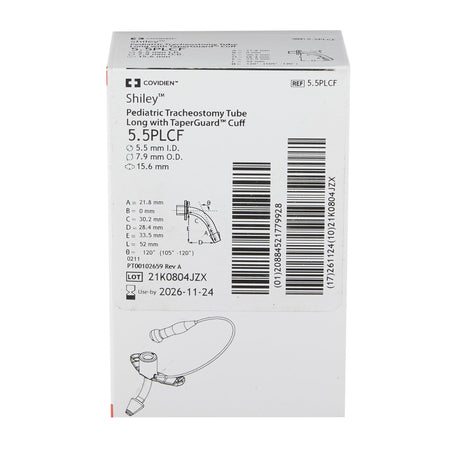 Cuffed Tracheostomy Tube Shiley™ Size 5.5 Adult - BeHope