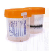 Specimen Container Starplex® Starclick 100 Audible Click Cap Leakproof Sterile - BeHope