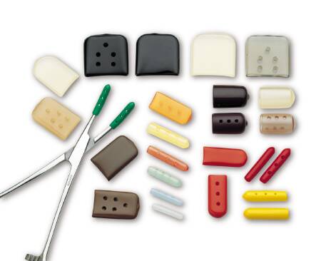 Instrument Tip Guard OXBORO™ 2 X 16 X 25 mm, Vented, Brown, Radiopaque - BeHope