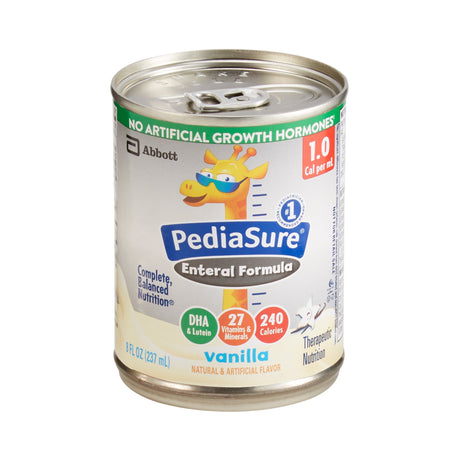 Pediatric Tube Feeding Formula PediaSure® 1.0 Cal Vanilla Flavor 8 oz. Can Liquid Milk-Based - BeHope