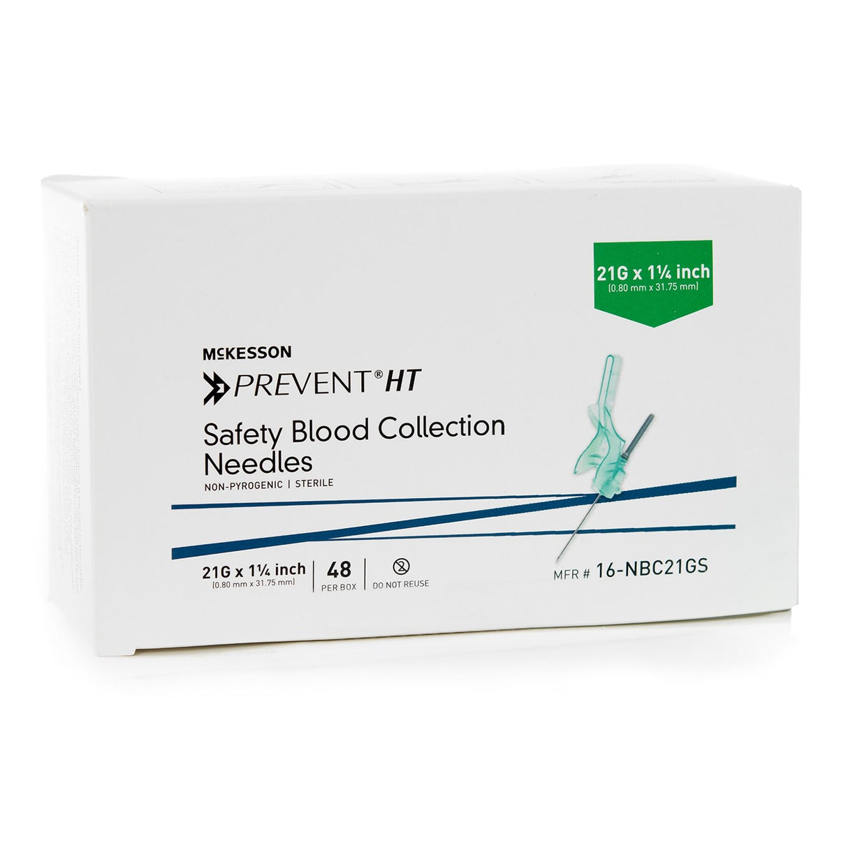 Mckesson Prevent® HT Safety Engineered Multi Sample Blood Collection Needle - BeHope