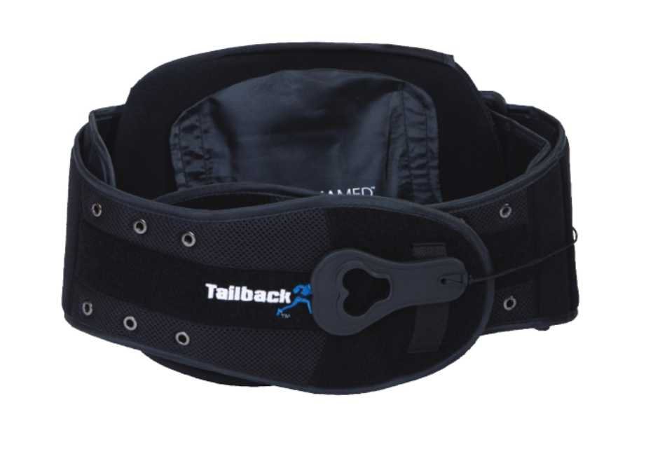 Back Brace Tailback 42™ One Size Fits Most Hook and Loop with Single Pulley System Closure 25 to 56 Inch Waist Circumference Adult - BeHope