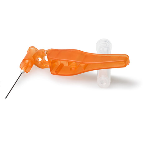 Safety Hypodermic Needle McKesson Prevent® HT 1 Inch Length 25 Gauge Thin Wall Hinged Safety Needle - BeHope