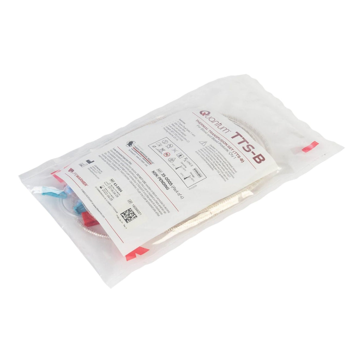 Fluid Warming Set Quantum® Pump 2 Ports 20 Drops / mL Drip Rate With Filter 80 Inch Tubing Blood / Solution - BeHope