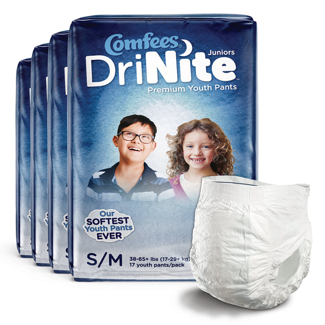Comfees® Drinite® Juniors Youth Absorbent Underwear Tear Away Seams Heavy Absorbency - BeHope