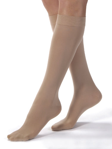 Opaque 30-40 Mi-haut Beige soyeux X-Lg Mollet complet