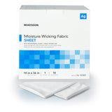 Silver Moisture Wicking Fabric McKesson 10 X 36 Inch Rectangle Sterile - BeHope
