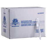 Teaspoon Empress™ Medium Weight White Plastic - BeHope