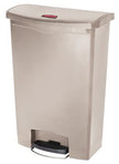 Trash Can Rubbermaid® Streamline™ 96 Quart / 24 gal. Beige Resin Rectangular - BeHope