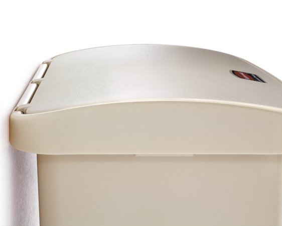 Trash Can Rubbermaid® Streamline™ 96 Quart / 24 gal. Beige Resin Rectangular - BeHope