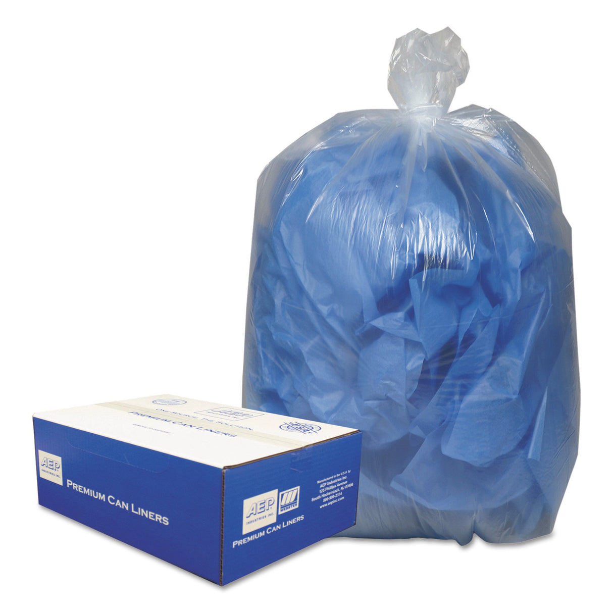 Trash Bag Classic Clear 60 gal. 0.90 mil 38 X 58 Inch Clear Heavy Duty Star Seal Bottom Coreless Roll - BeHope