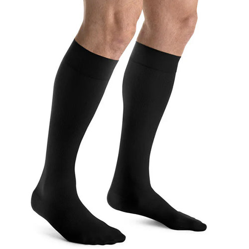 Chaussettes hautes Jobst pour hommes noires, pointures 20-30, bout fermé, LFC