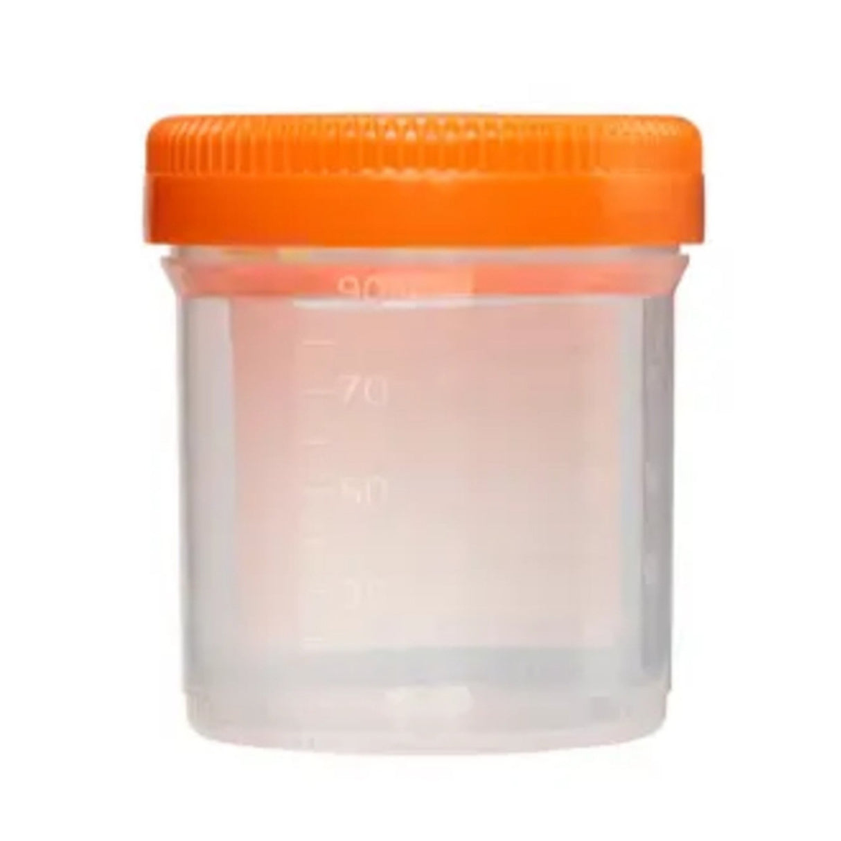 Urine Specimen Container 53 X 62 mm 90 mL (3 oz.) Screw Cap Sterile - BeHope