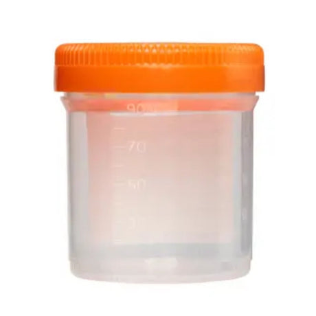 Urine Specimen Container 53 X 62 mm 90 mL (3 oz.) Screw Cap Sterile - BeHope