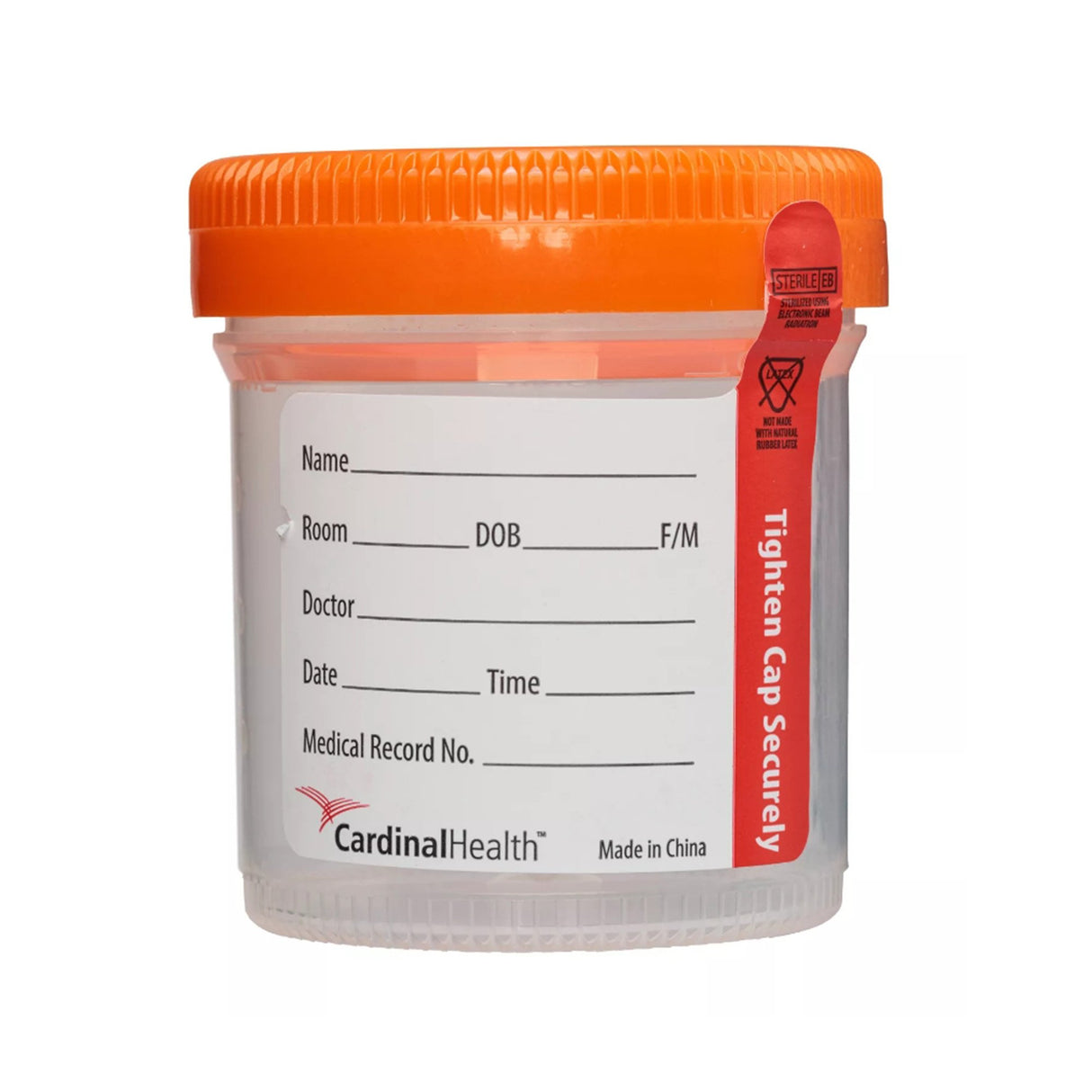 Urine Specimen Container 53 X 62 mm 90 mL (3 oz.) Screw Cap Sterile - BeHope
