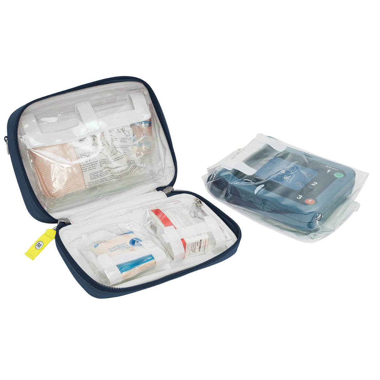 Module Bag Meret XTRA FILL™ PRO X Navy Blue Infection Control Material 3-3/4 X 6-1/4 X 10-1/4 Inch - BeHope