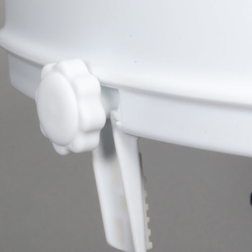 Raised Toilet Seat w/Lid 4  Savannah-style  Retail
