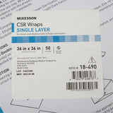McKesson CSR Sterilization Wrap for Steam and EO Gas - BeHope