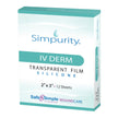 I.V. Dressing Simpurity™ IV Derm Foam / Silicone 2 X 3 Inch Sterile - BeHope