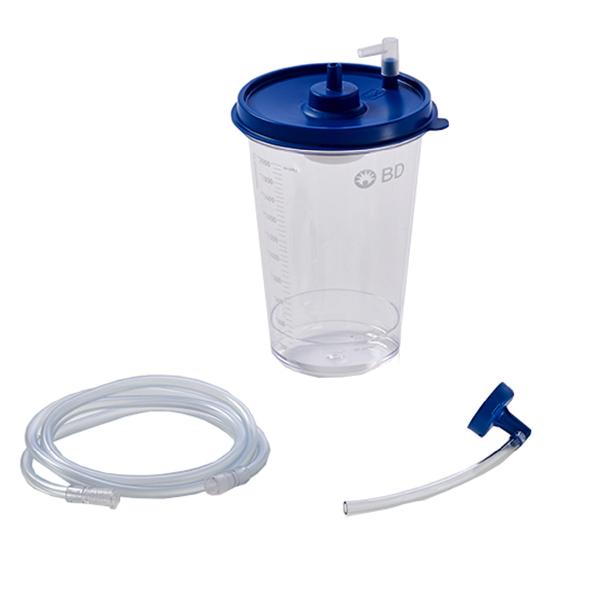 Urine Collection Kit PureWick™ The accessory kit includes (1) 2000cc collection canister with lid, (1) pump tubing, and (1) collector tubing with elbow connector. - BeHope