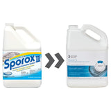 Hydrogen Peroxide High-Level Disinfectant Sporox® II RTU Liquid 1 gal. Jug Reusable - BeHope
